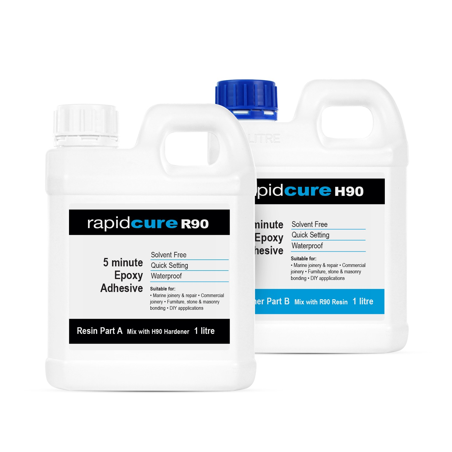 Techniglue R90 — Rapid Cure Epoxy Adhesive (2LT) | SaltyDuck Woodworking