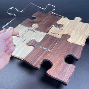 Puzzle Piece Router Template Large SaltyDuck Woodworking Puzzle Piece Router Template Large SaltyDuck Woodworking